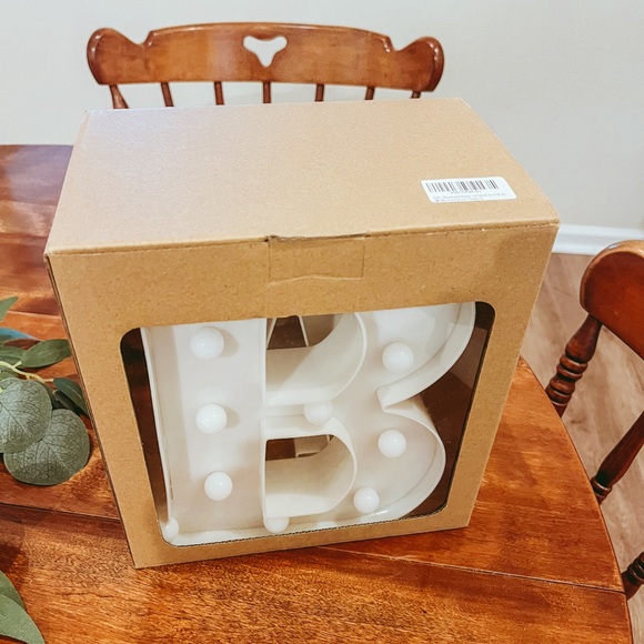 Lighted LED Marquee Word Sign - Pre-Lit Bar Sign Light Battery Operated-Wedding - Picture 2 of 2